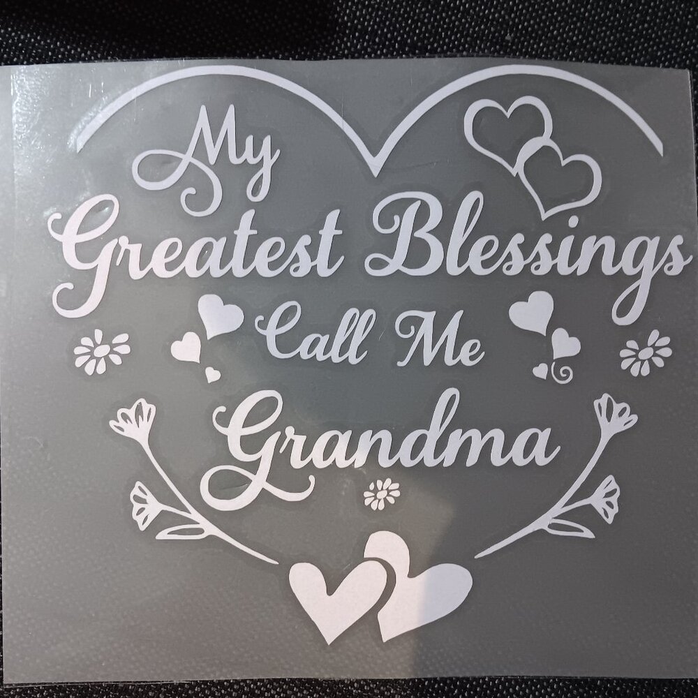 Blessings car decal